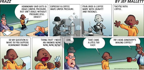 Frazz - Sunday December 8, 2024 Comic Strip