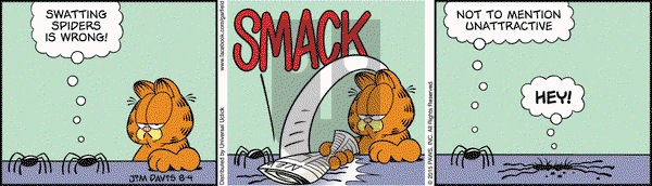 Garfield on Tuesday August 4, 2015 Comic Strip