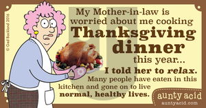 Aunty Acid on Thursday November 24, 2016 Comic Strip