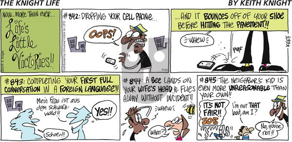 The Knight Life on Sunday July 20, 2014 Comic Strip