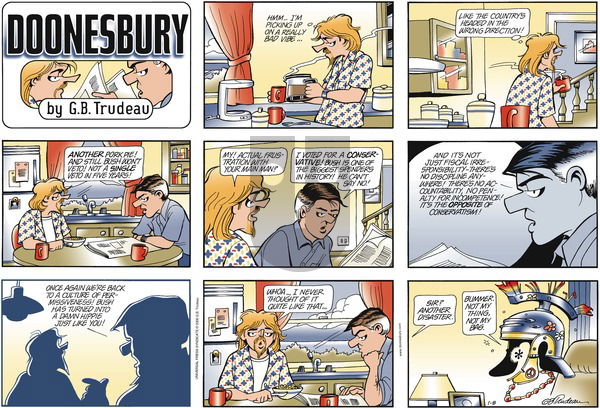 Doonesbury on Sunday January 8, 2006 Comic Strip