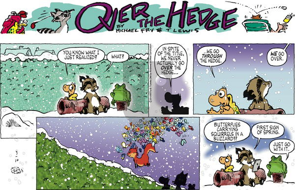 Over the Hedge on Sunday March 10, 2019 Comic Strip