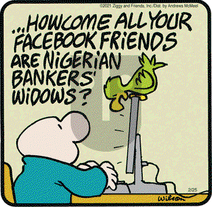 Ziggy on Thursday February 25, 2021 Comic Strip