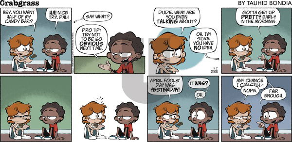 Crabgrass - Sunday April 2, 2023 Comic Strip