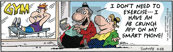 Frank and Ernest on Wednesday April 28, 2010 Comic Strip