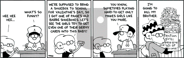 FoxTrot on Sunday February 15, 2004 Comic Strip