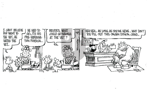 The Grizzwells on Wednesday September 14, 1994 Comic Strip