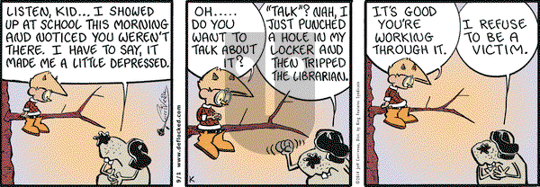DeFlocked on Monday September 1, 2014 Comic Strip