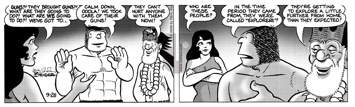 Alley Oop - Thursday September 28, 2006 Comic Strip