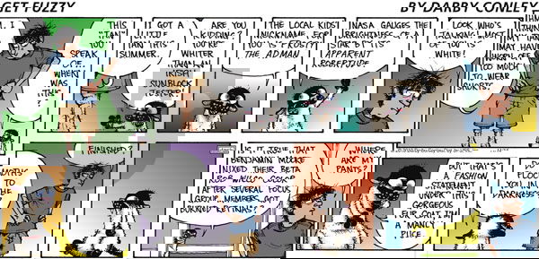 Get Fuzzy on Sunday November 14, 2010 Comic Strip