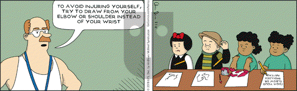 Nancy on Friday August 3, 2018 Comic Strip
