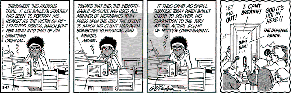 Doonesbury on Saturday March 13, 1976 Comic Strip