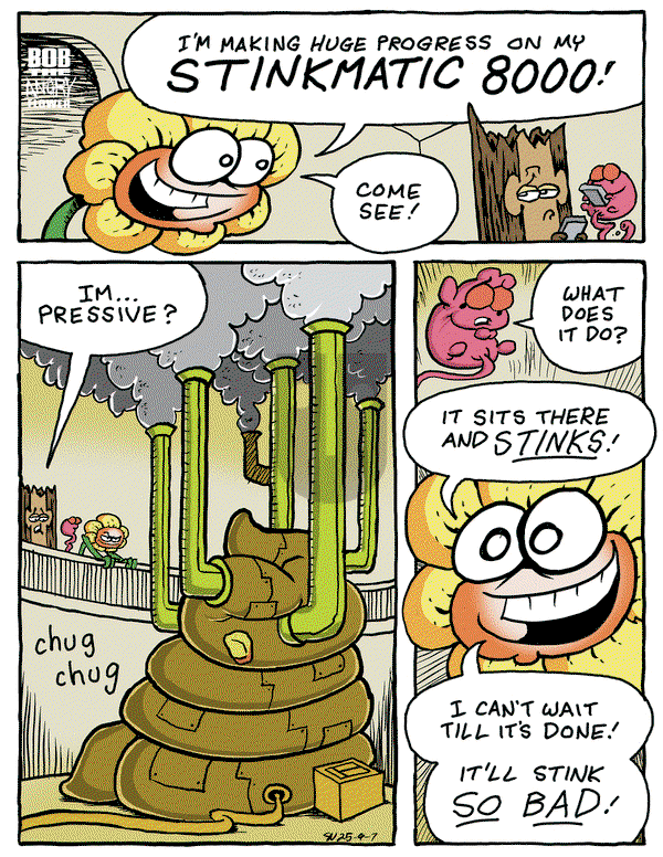 Bob the Angry Flower on Monday September 8, 2025 Comic Strip