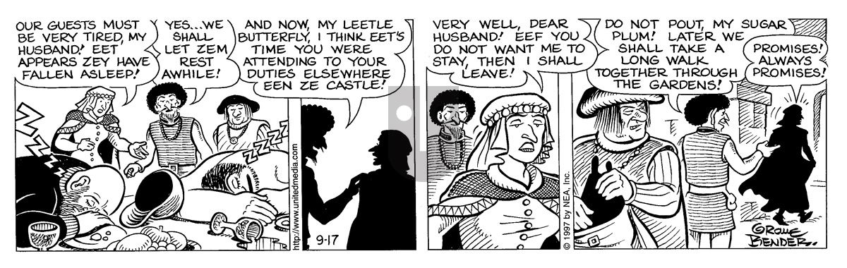 Alley Oop - Wednesday September 17, 1997 Comic Strip