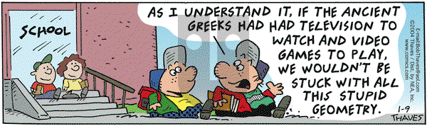 Frank and Ernest on Friday January 9, 2004 Comic Strip