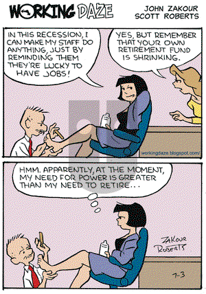 Working Daze on Friday July 3, 2009 Comic Strip