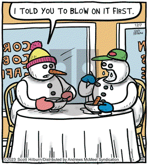 The Argyle Sweater - Thursday December 7, 2023 Comic Strip