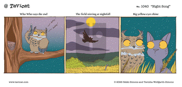 @Tavicat on Thursday April 24, 2025 Comic Strip