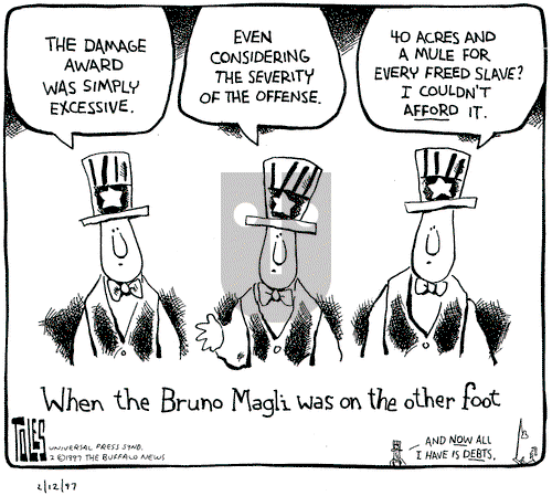 Tom Toles on Wednesday February 12, 1997 Comic Strip
