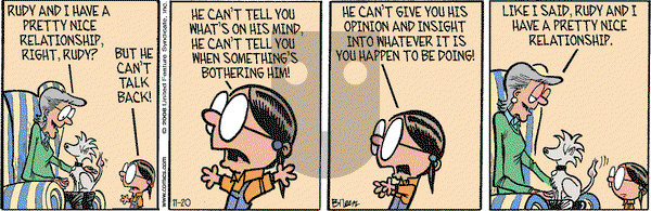 Grand Avenue on Thursday November 20, 2008 Comic Strip