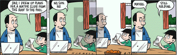 Adam@Home on Monday August 19, 2019 Comic Strip