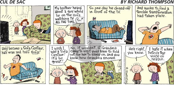 Cul de Sac - Sunday May 7, 2023 Comic Strip