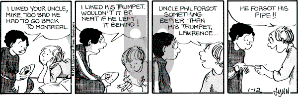 For Better or For Worse on Monday January 12, 1981 Comic Strip