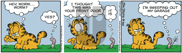 Garfield on Tuesday September 30, 2003 Comic Strip