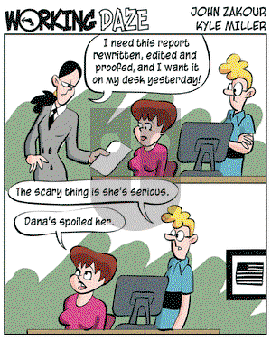 Working Daze on Thursday September 15, 2005 Comic Strip