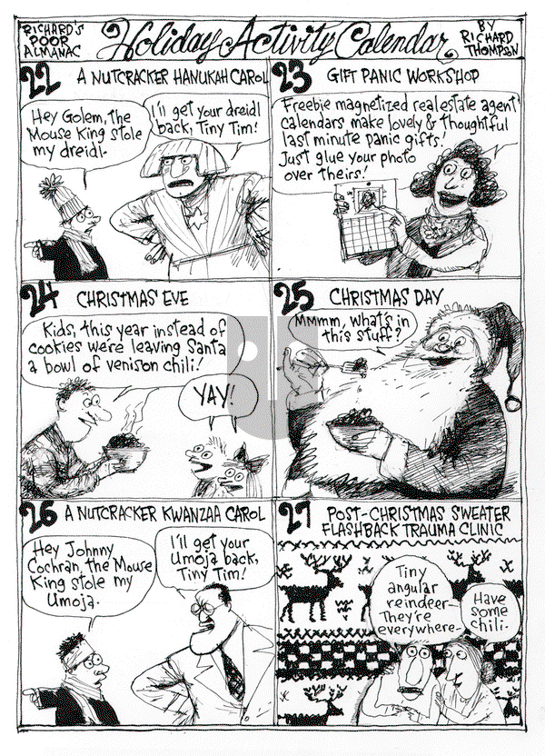 Richard's Poor Almanac on Tuesday December 22, 2015 Comic Strip