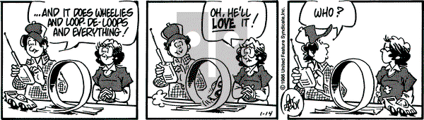 Rose is Rose on Tuesday January 14, 1986 Comic Strip