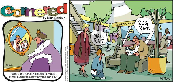 Cornered on Sunday August 3, 2014 Comic Strip