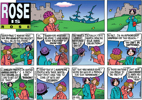 Rose is Rose on Sunday November 13, 2011 Comic Strip
