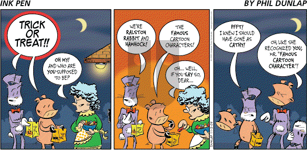Ink Pen - Sunday November 2, 2008 Comic Strip