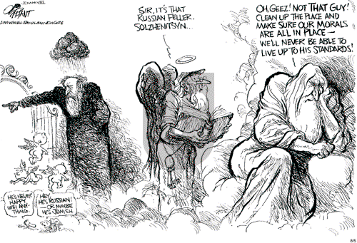 Pat Oliphant on Tuesday August 5, 2008 Comic Strip