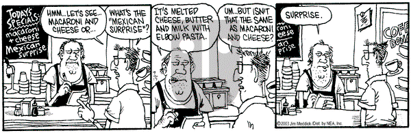 Monty on Tuesday July 15, 2003 Comic Strip