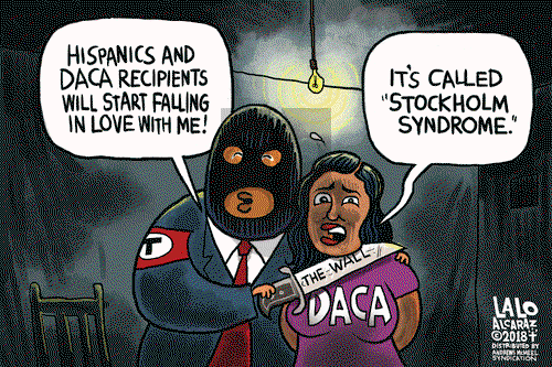 Lalo Alcaraz on Wednesday January 3, 2018 Comic Strip