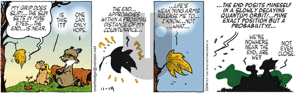 Over the Hedge on Thursday November 19, 2009 Comic Strip