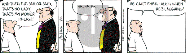 The Born Loser on Friday March 18, 2011 Comic Strip