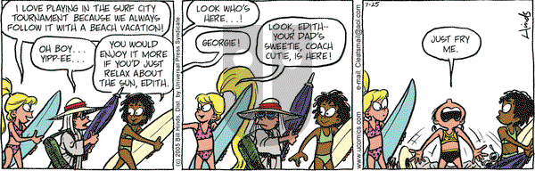 Cleats on Monday July 25, 2005 Comic Strip