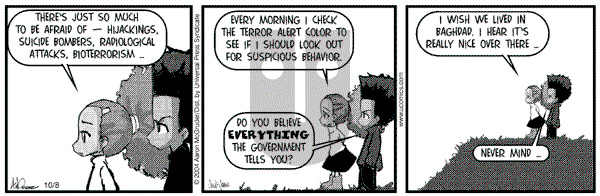 The Boondocks on Friday May 11, 2012 Comic Strip