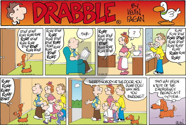 Drabble on Sunday April 26, 2015 Comic Strip
