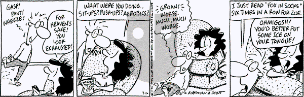 Baby Blues on Thursday March 16, 1995 Comic Strip