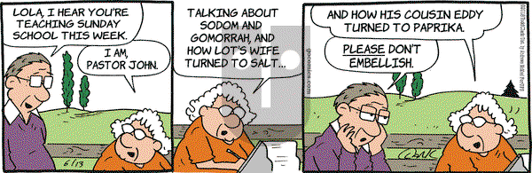 Lola on Wednesday June 13, 2018 Comic Strip