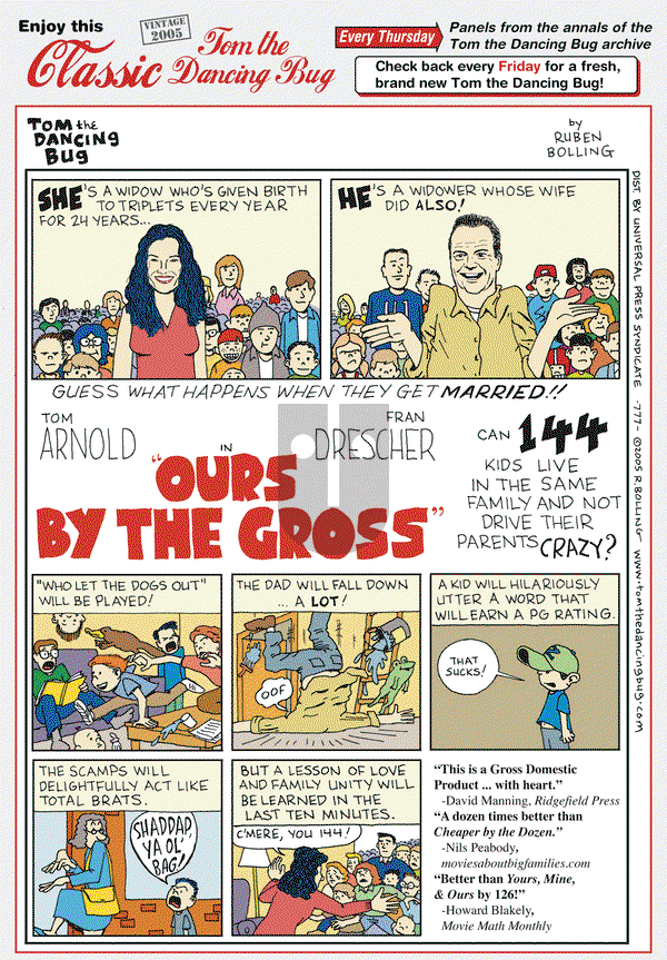 Tom the Dancing Bug on Thursday March 26, 2020 Comic Strip