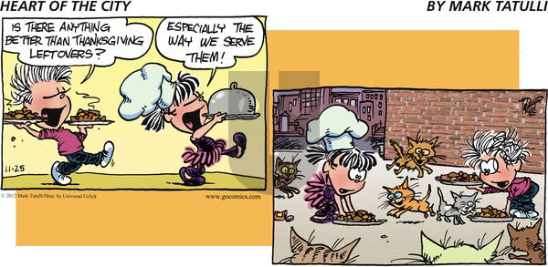 Heart of the City - Sunday November 25, 2012 Comic Strip