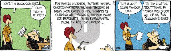 The Buckets on Wednesday November 3, 2010 Comic Strip