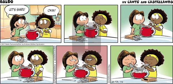 Baldo on Sunday July 16, 2017 Comic Strip