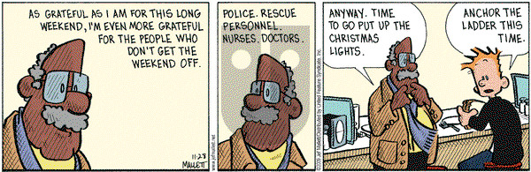 Frazz on Saturday November 28, 2009 Comic Strip