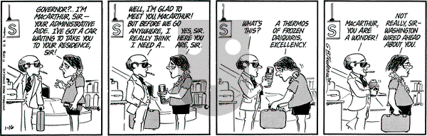 Doonesbury on Thursday January 16, 1975 Comic Strip